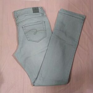 Justice Jeans Girl Gray Jeans Sz 12 S